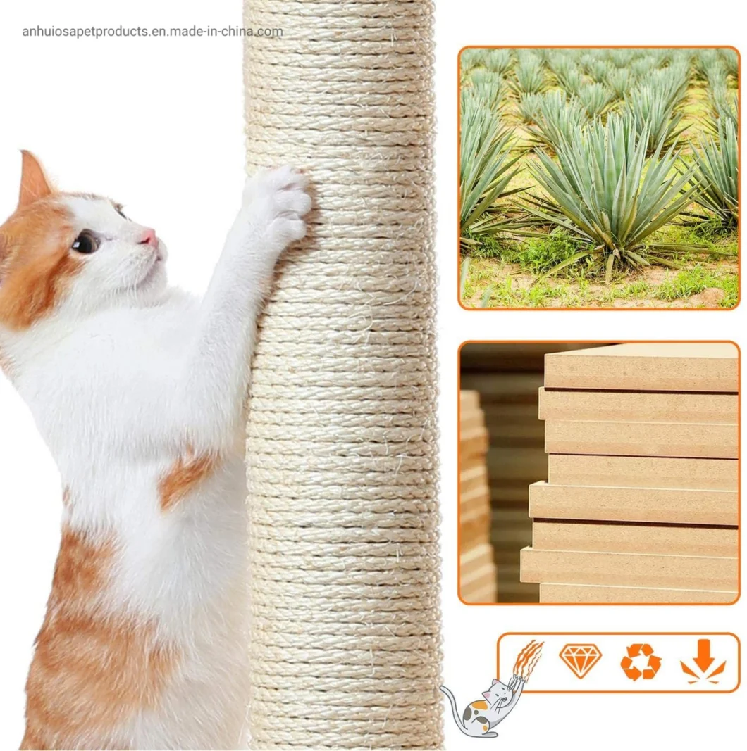 Play Small Cat Scratching Post Tower Beige