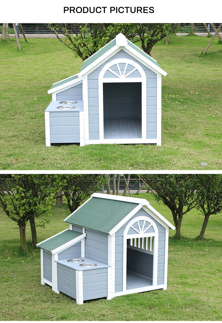 Durable Waterproof Plastic Puppy Shelter Kennel Indoor Outdoor Pet Dog House
