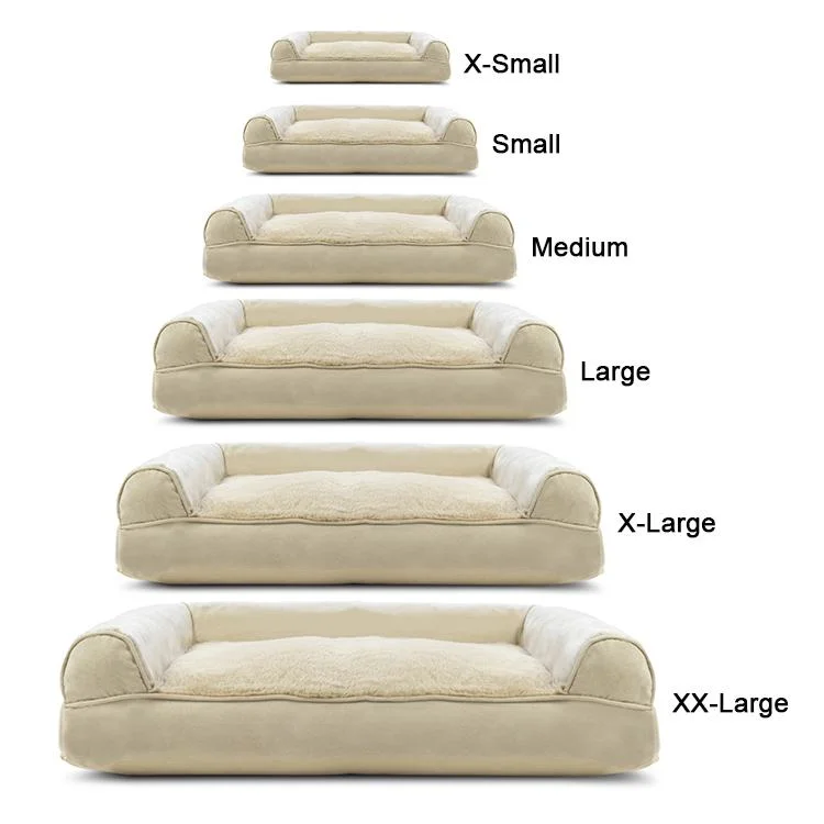 Custom Pet Beds for Large Dogs Washable Sofa Memory Foam Dog Bed Orthopedic Dog Bed