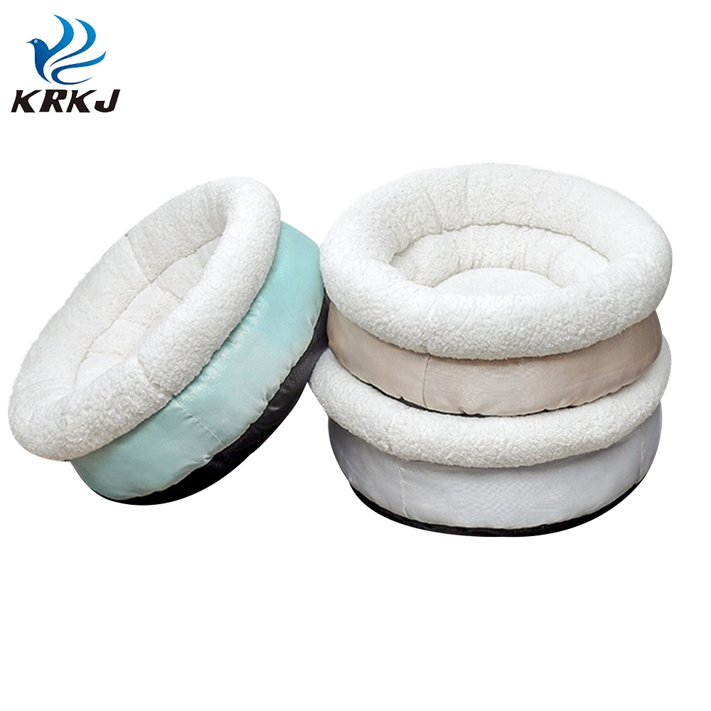 Tc-019 Wholesale Winter Indoor Dog and Cat Sleeping Round Bed House