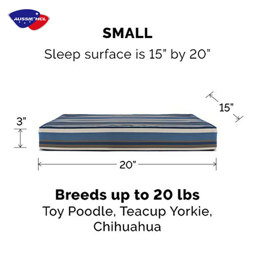 Wholesale Memory Top Mattress Pet Bed for Dogs and Cats, Available in Over 33 Color &amp; Fabric Styles