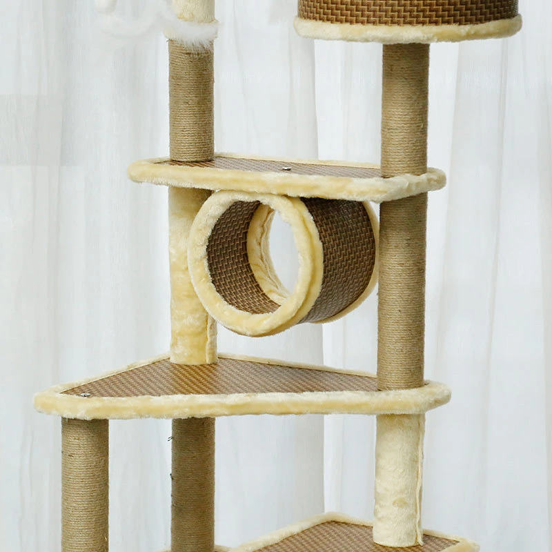 High Strength Factory Cat Tree Climbing Frame Adult Cat Funny Tree House Tower