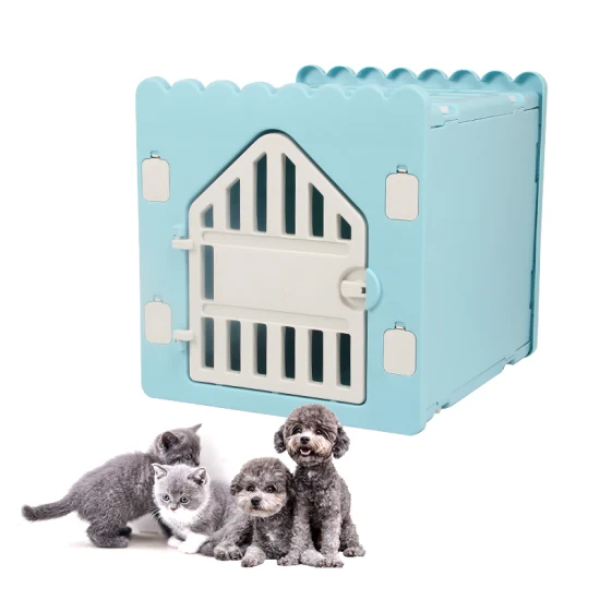 Custom Logo Luxury Detachable Indoor Plastic Pet Cages Villa Creative Cat Dog House