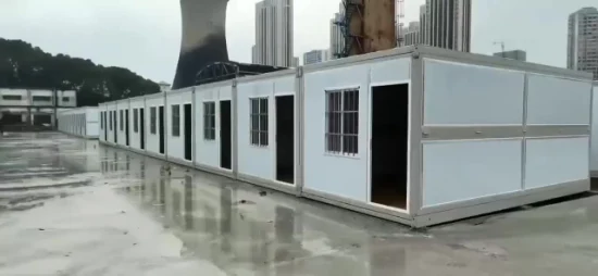 Foldable House Coffee Shop Foldable Folding Container House Dog and Cat Foldable Container House Prefab Tiny Modular Container House for Dormitory/Office/Live