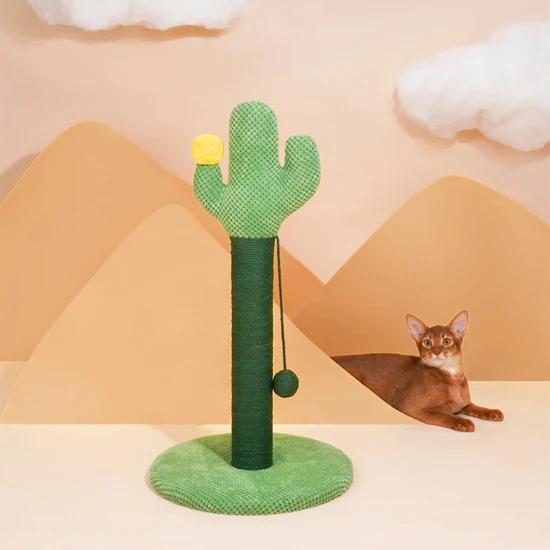 Hot Sale Wholesale Cat Scratching post for Cute Cat to scratch and play as toy