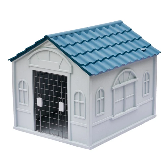 China Factory in Stock Foldable Yard Outdoor Kennel High Quality Plastic Cats Dogs House Washable