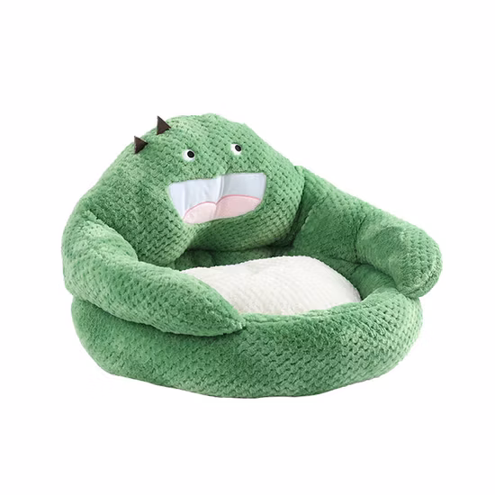 Green Cactus Warm Keeping Triangular Nest Autumn and Winter Full Closed Flower Round Cat Dog Bed