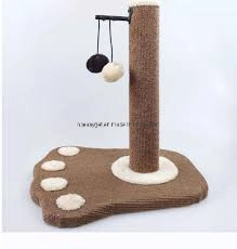Foot Design Cat Tree Sisal Column Wear-Resistant Pet Activity Center Provide Rest Play Cat Tree Tower Easy to Install Esg12424