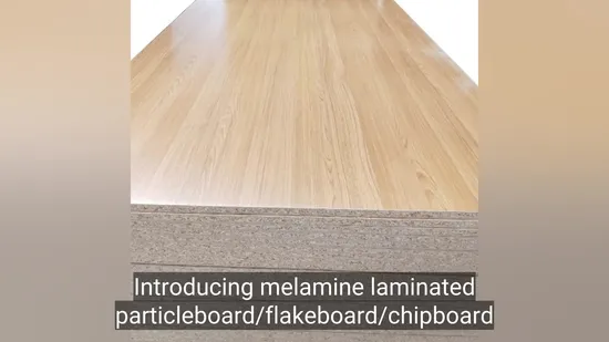 Melamine Laminated Particleboard for Construction/Interior Decoration/Furniture